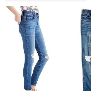 Madewell 9” high-rise skinny crop